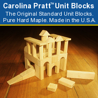 Photo of Wooden Blocks for Kids: CP01 Infant Toddler Set of Unit Blocks.